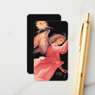 Tarjeta De Recepción San Gabriel el Arcángel con la oración