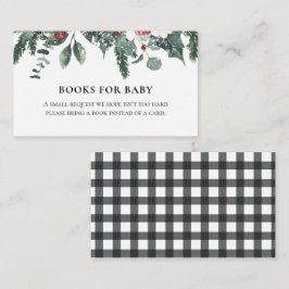 Tarjeta De Recepción Santa Baby Libro de solicitud de regalos de Navida