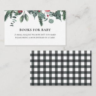 Tarjeta De Recepción Santa Baby Libro de solicitud de regalos de Navida