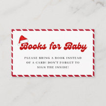Santa Baby Merry Little Books para Baby Shower