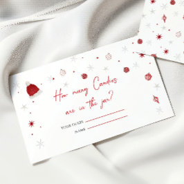 Tarjeta De Recepción Santa Baby Shower Cuántos Canales