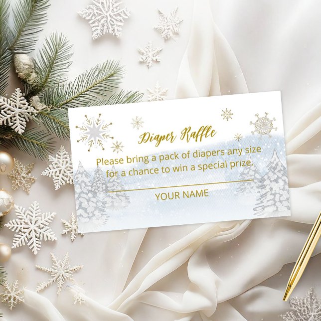 Tarjeta De Recepción Santa Bebé Navidades Baby Diaper Raffle (Subido por el creador)
