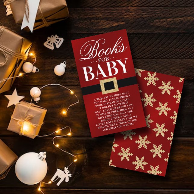 Tarjeta De Recepción Santa Bebé | Navidades Libros Baby Shower Para Beb (Subido por el creador)