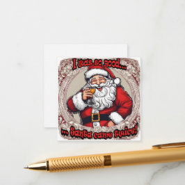 Tarjeta De Recepción Santa Came Twice!