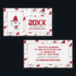 Tarjeta De Recepción Santa y Snowman, Fiesta Navidades<br><div class="desc">Santa y Snowman,  Fiesta Navidad Ticket by The Business Card Store. Ideal para todo tipo de fiestas. Cenas de navidades,  Fiestas de oficina,  Eventos en restaurantes,  Bodas,  Cumpleaños.</div>