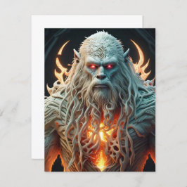 Tarjeta De Recepción Sasquatch celta