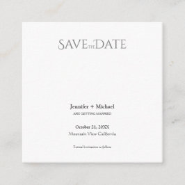 Tarjeta De Recepción Script de caligrafía Minimalista de matrimonio bod