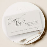 Tarjeta De Recepción Script Diaper Raffle Neutral Baby Shower<br><div class="desc">Tarjeta de gabinete Baby Shower Neutral Raffle Script Diaper. Haga clic en el botón personalizar para personalizar este diseño con sus detalles.</div>