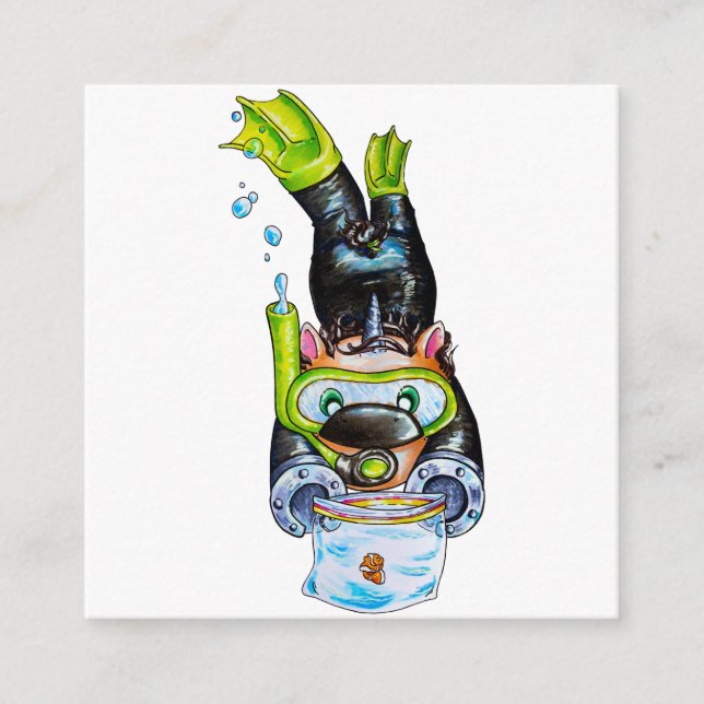 Tarjeta De Recepción Scuba (Anverso)