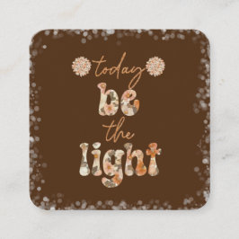 Tarjeta De Recepción Sé la luz