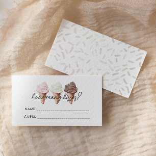 Tarjeta De Recepción Se le ha quitado el juego de los besos