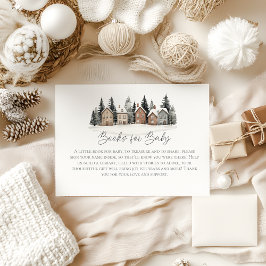 Tarjeta De Recepción Se necesita un Baby Shower Books para el bebé en e