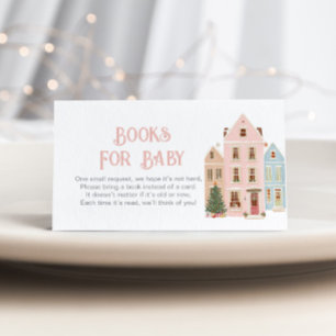 Tarjeta De Recepción Se necesita un pueblo Casas rosas libros para bebé