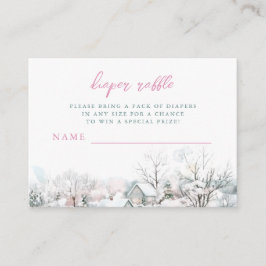 Tarjeta De Recepción Se necesita una cigüeña de pueblo Baby Shower Diap