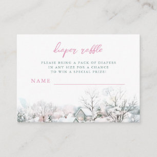 Tarjeta De Recepción Se necesita una cigüeña de pueblo Baby Shower Diap