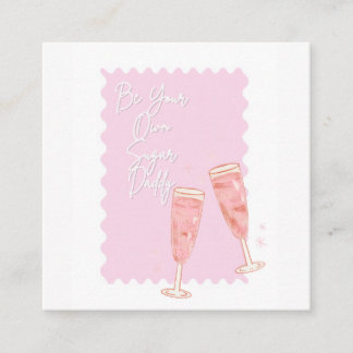 Tarjeta De Recepción Sé tu propio Sugar Daddy
