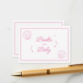 Tarjeta De Recepción Sea, pronto le darás a la mano libros de Baby Show