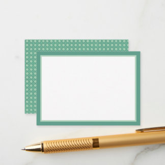 Tarjeta De Recepción Seafoam Rattan