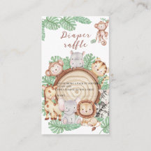 Selva moderna Animales vegetación Safari acuarela