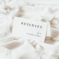 Señal Reservada, Señal Reservada Minimalista