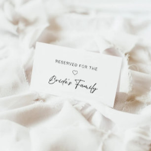 Tarjeta De Recepción Señal Reservada, Señal Reservada Moderna