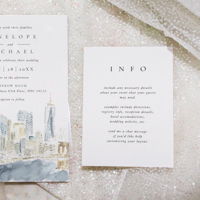 Tarjeta De Recepción Sencilla y elegante boda oscuro azul negro (Elegant simple wedding information enclosure cards.)