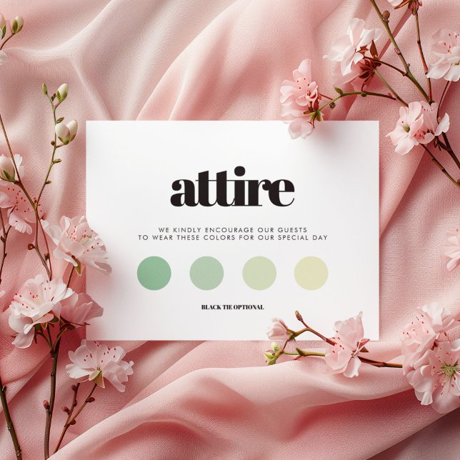 Tarjeta De Recepción Sencillo atuendo elegante y Boda de moda (Subido por el creador)