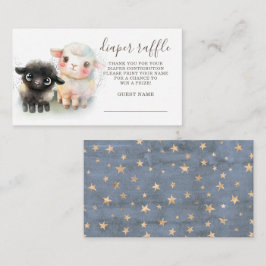 Tarjeta De Recepción Sexo cordero Baby Shower neutro