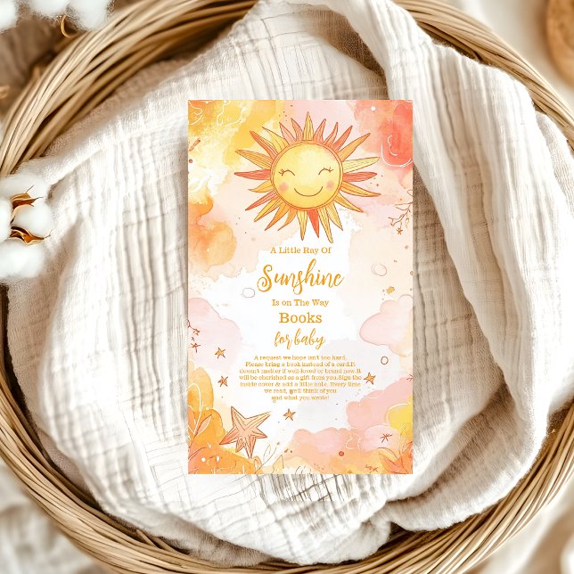 Tarjeta De Recepción Sexo Sunshine Boho Neutral Libros Solares para el  (Subido por el creador)