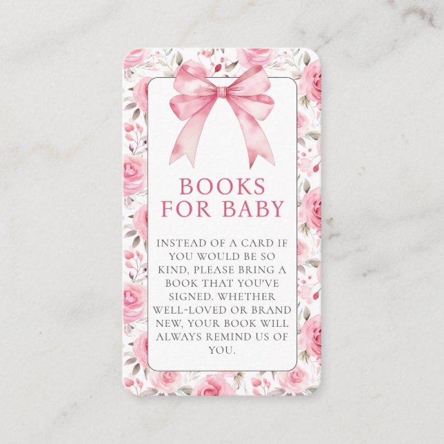 Tarjeta De Recepción Shabby Chic Coquette Pink Love Shack Baby Shower (Anverso)