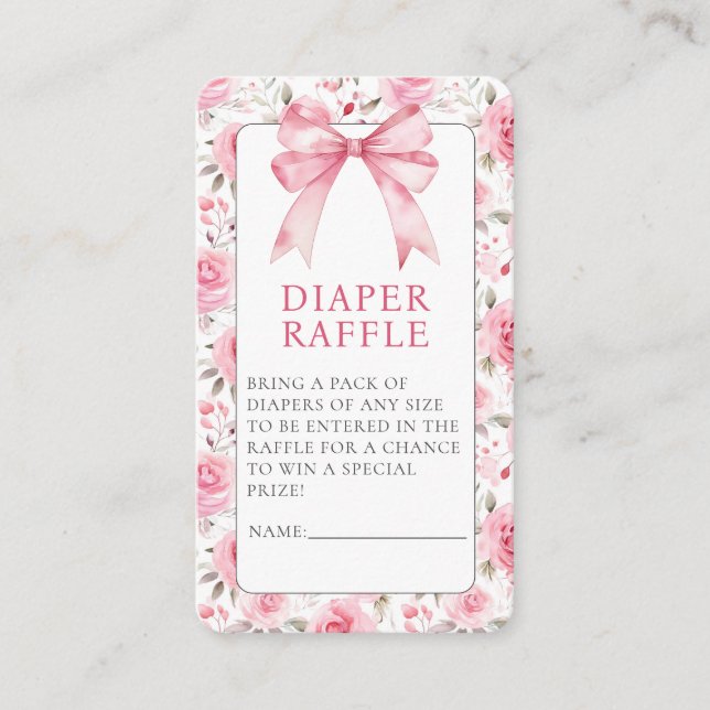 Tarjeta De Recepción Shabby Chic Coquette Pink Love Shack Baby Shower (Anverso)