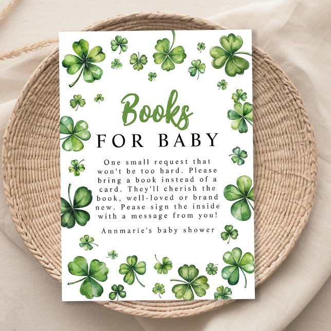Tarjeta De Recepción Shamrock | Libros Para Bebés (Subido por el creador)