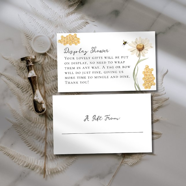 Tarjeta De Recepción She Found Her Honey Display No Wrap Shower (Subido por el creador)