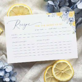 Tarjeta De Recepción She Found Her Main Squeeze Recipe Card