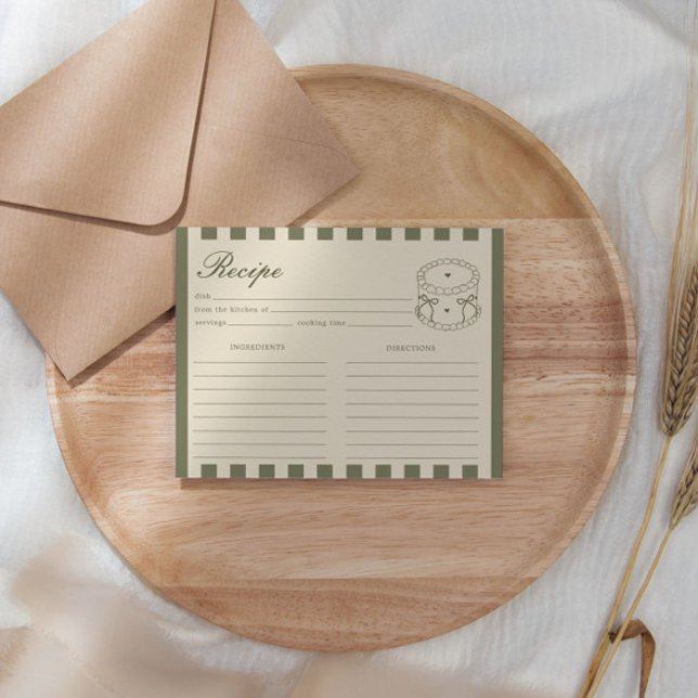 Tarjeta De Recepción She's A Tini Bit Older Coffee Cake Birthday Recipe (Subido por el creador)