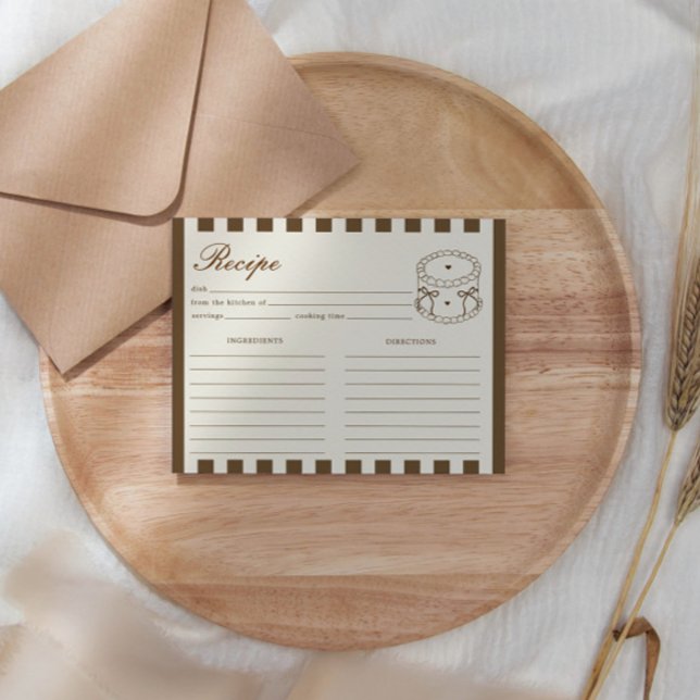 Tarjeta De Recepción She's A Tini Bit Older Coffee Cake Birthday Recipe (Subido por el creador)