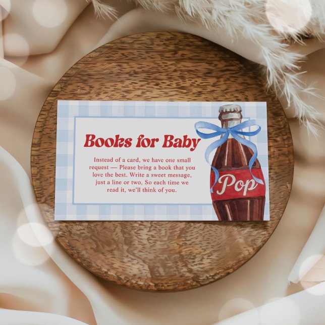 Tarjeta De Recepción She's Ready to Pop Baby Shower Books for Baby (Subido por el creador)