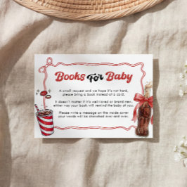 Tarjeta De Recepción She's Ready to Pop Books for Baby Card