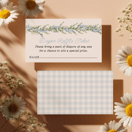 Tarjeta De Recepción Silly Goose Baby Shower Diaper Raffle