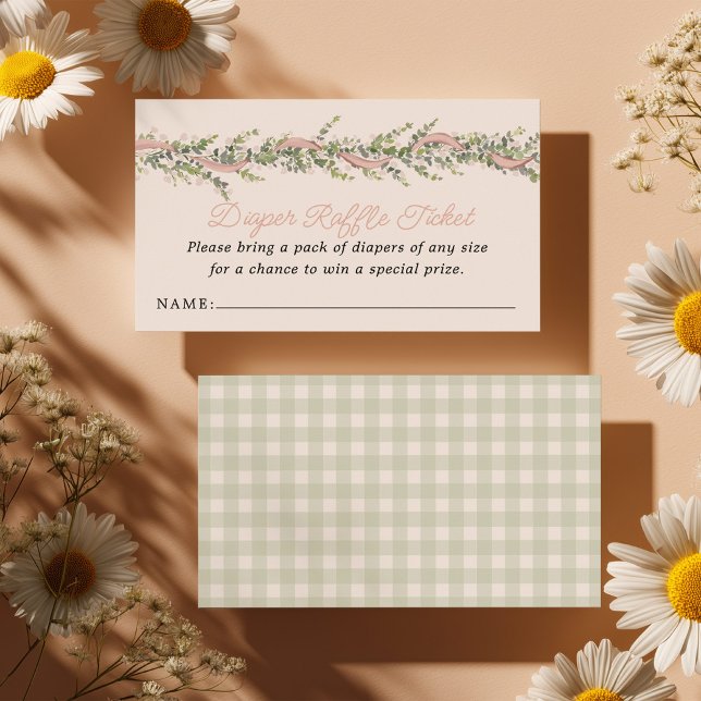 Tarjeta De Recepción Silly Goose Baby Shower Diaper Raffle (Subido por el creador)