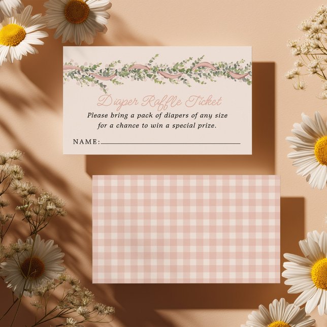 Tarjeta De Recepción Silly Goose Baby Shower Diaper Raffle (Subido por el creador)