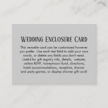 Simple DIY Custom Wedding Gris pálido