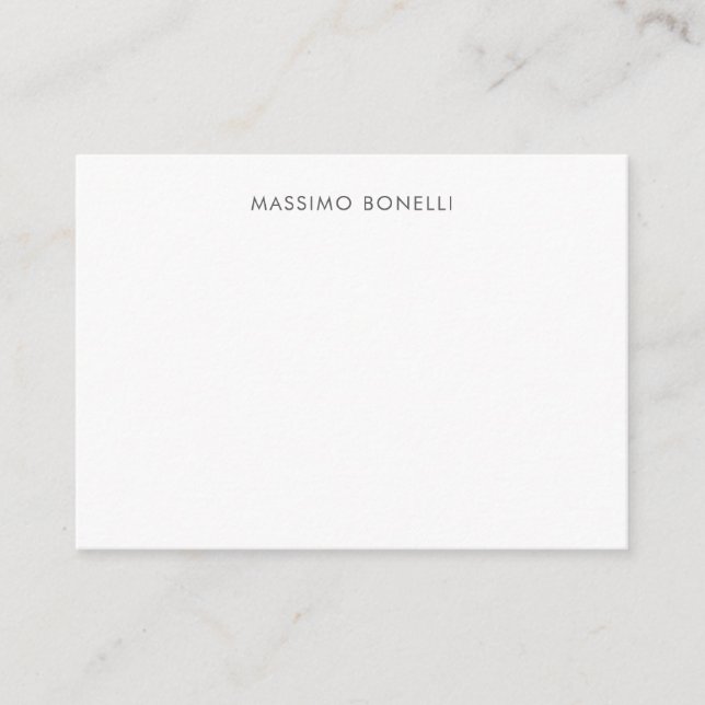 Tarjeta De Recepción Simple Llano Moderno Elegante  (Anverso)