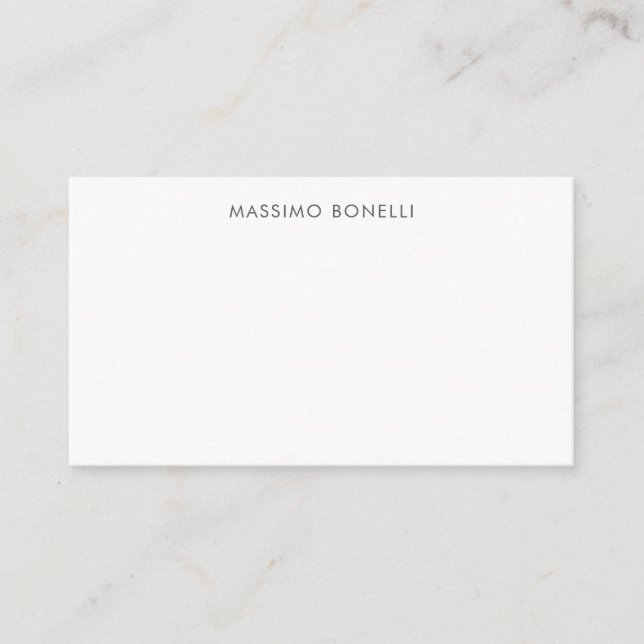 Tarjeta De Recepción Simple Llano Moderno Elegante  (Anverso)
