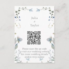 Tarjeta De Recepción Simple Minimal Enclosure Card