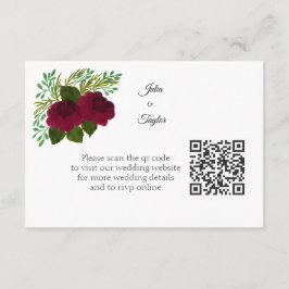 Tarjeta De Recepción Simple Minimal Enclosure Card