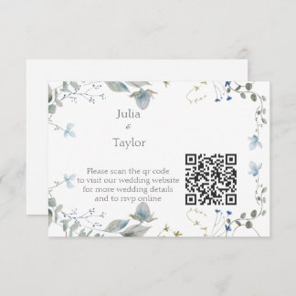 Tarjeta De Recepción Simple Minimal Enclosure Card