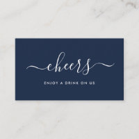 Simple Script Boleto de Bebidas Gratis - Azul Mari