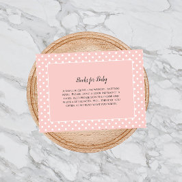 Tarjeta De Recepción Simplemente Cute Los Libros De Bow Rosado Para El 
