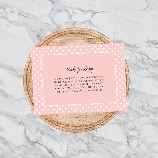 Tarjeta De Recepción Simplemente Cute Los Libros De Bow Rosado Para El  (Subido por el creador)